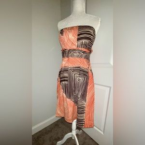 Sleeveless cotton midi dress. Size 6, brand We Vera.
